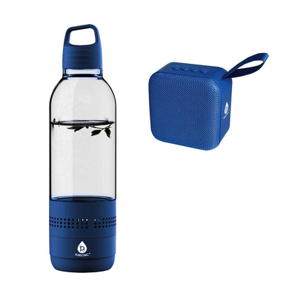 Water Bottle & Portable Wireless Speaker by the misfit market
