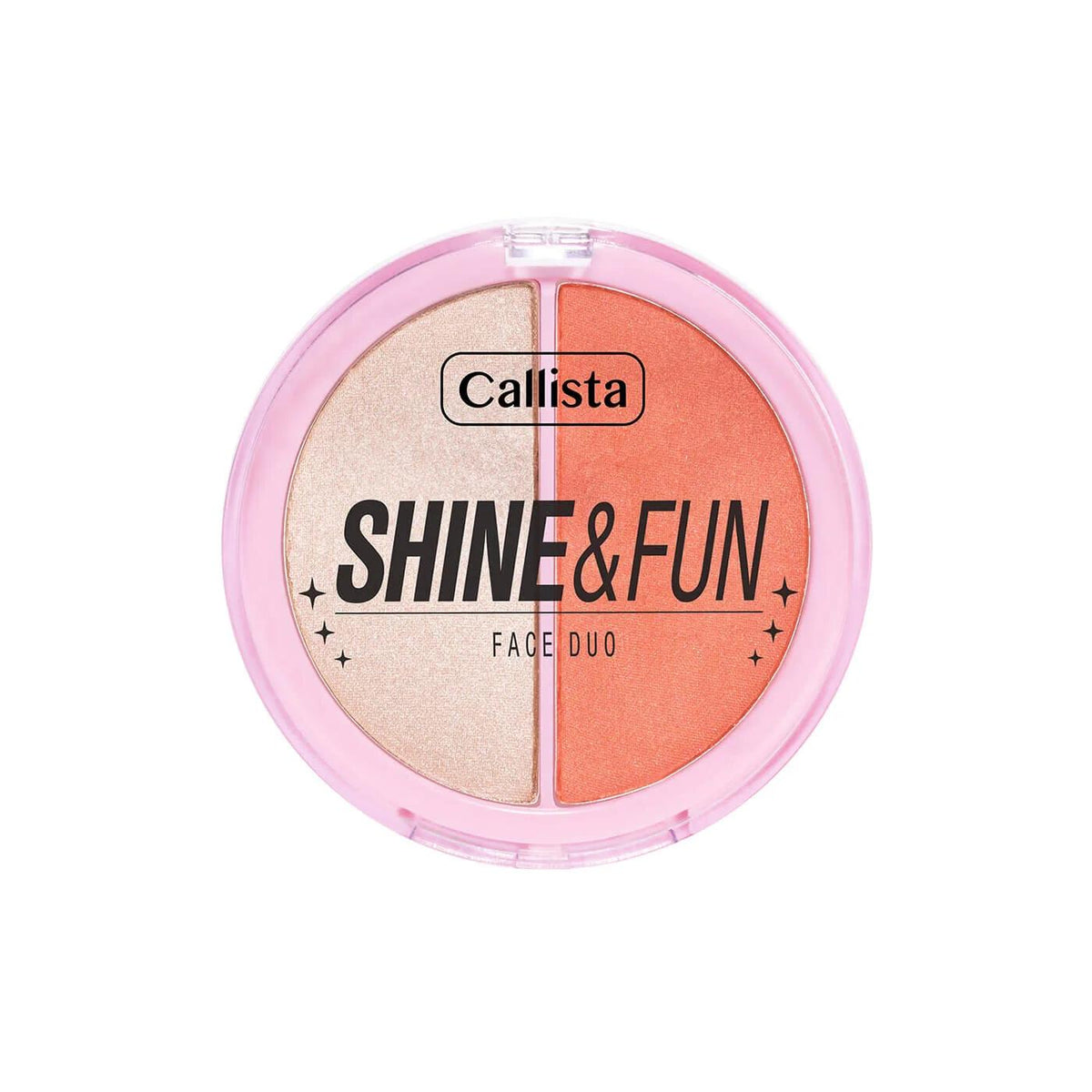 Callista Shine Fun Face Duo Blush & Highlighter Palette 120 by Beauty Care Bag