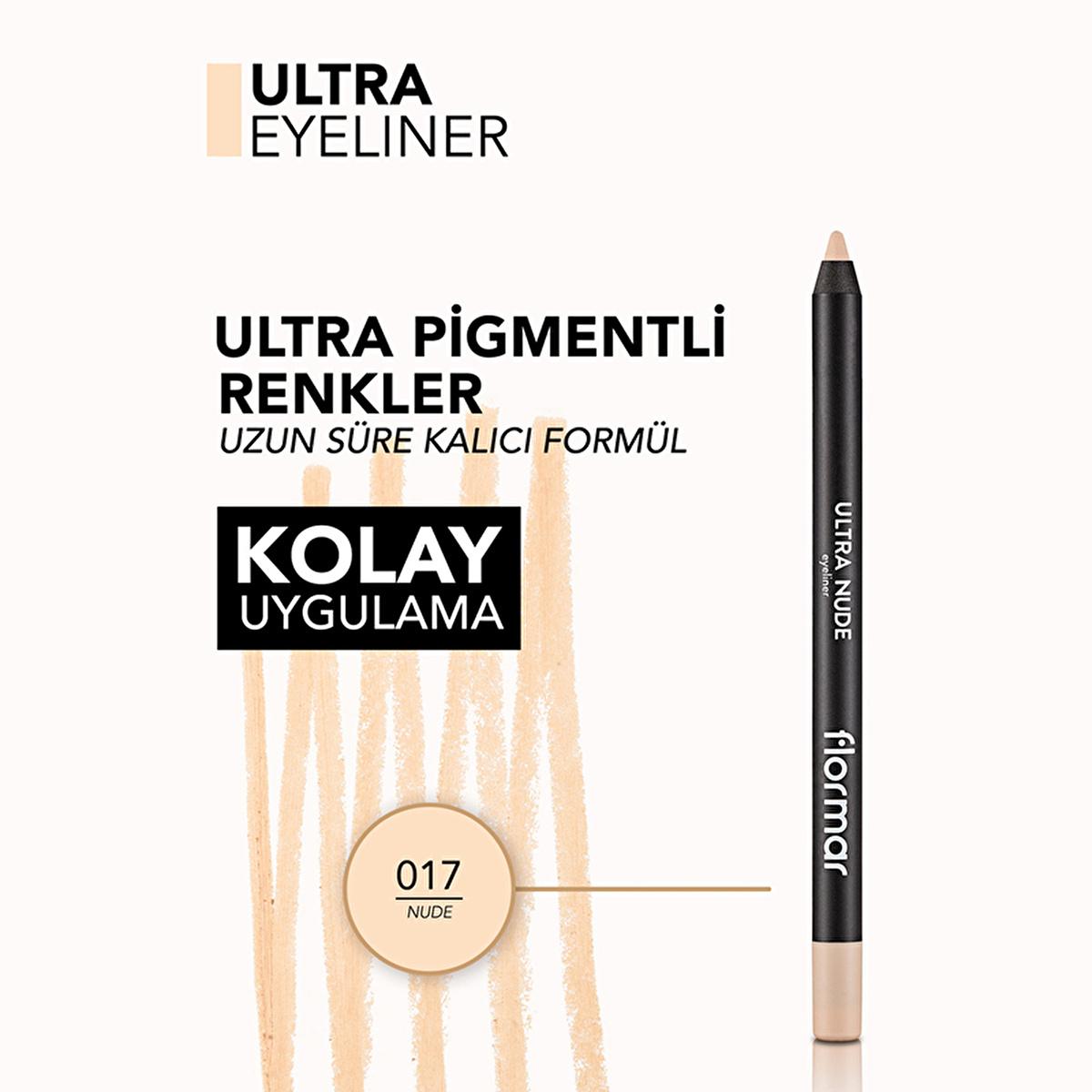 Flormar Mat Eye Pencil - High Pigmentation Eye Makeup with Soft Tip - Matte Finish Eye Pencil by Beauty Care Bag