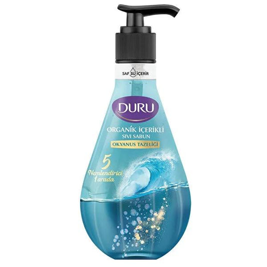Duru Ocean Fresh Liquid Hand Soap with Organic Ingredients - Moisturizing, 16.91 fl oz by Beauty Care Bag