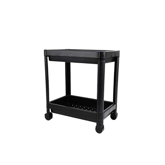Decobella 2-tier wheeled plastic storage cart