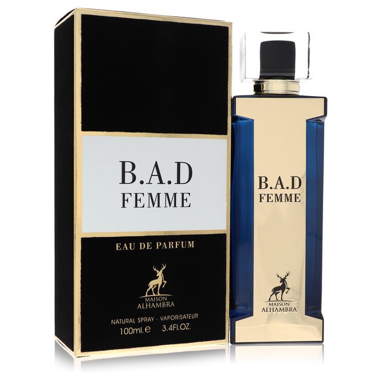 B.A.D Femme by Maison Alhambra Eau De Parfum Spray 3.4 oz for Women by Avera Group