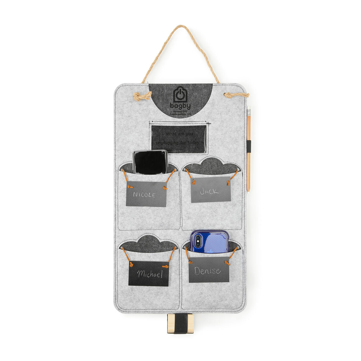 4-pocket hanging phone holder – view 4