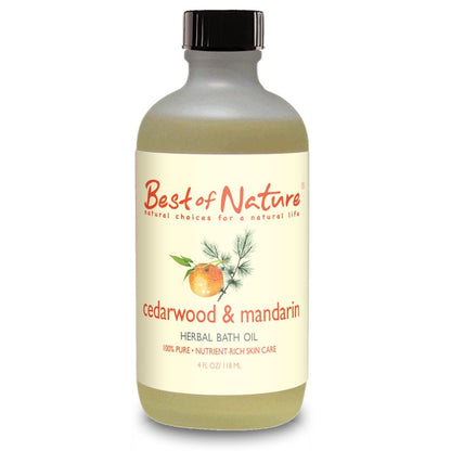 Cedarwood & Mandarin Bath Oil by Purple Missy