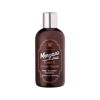 Morgan's Pomade 2-in-1 Hair and Body Shampoo - 8.45 fl oz, Convenient Grooming Solution by Beauty Care Bag