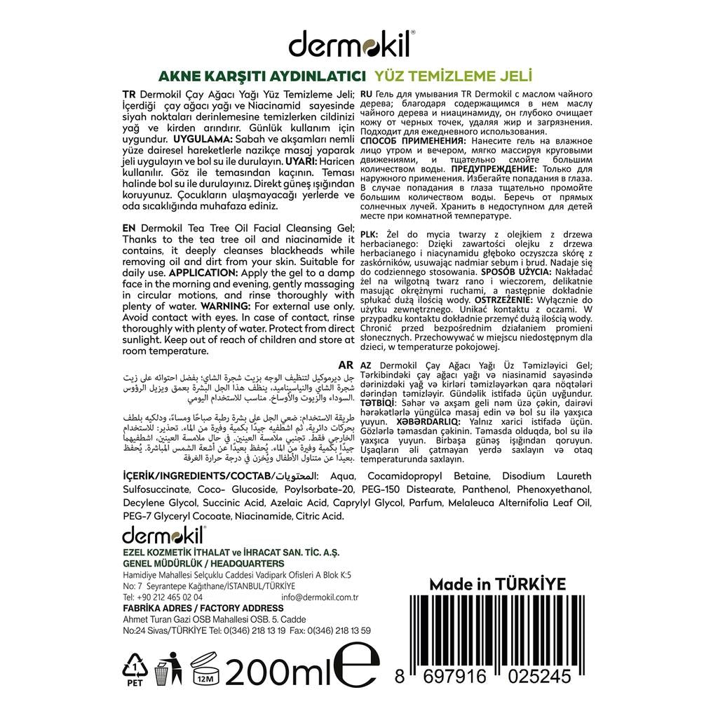 Dermokil Tea Tree Oil Acne-Prone Skin Cleanser 200 ml by Beauty Care Bag