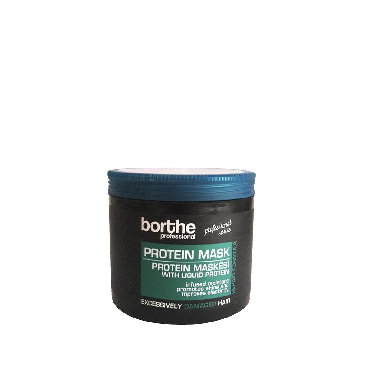 Borthe Professional Protein Hair Mask: Repair & Strengthen Damaged Hair - 500ml by Beauty Care Bag