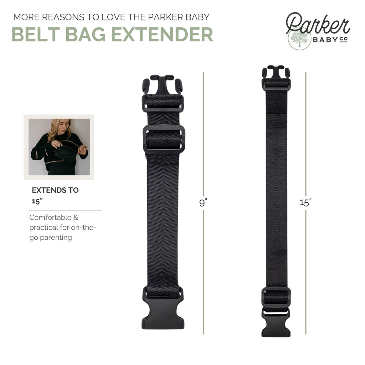 Belt Bag Extension by Parker Baby Co.