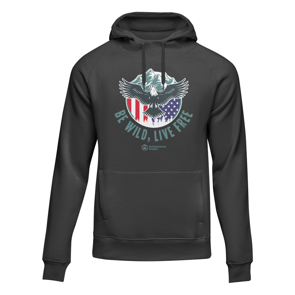 Be Wild Be Free Unisex Hoodie by Outdoorzees