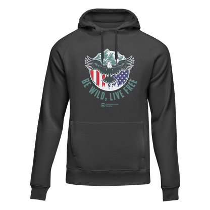 Be Wild Be Free Unisex Hoodie by Outdoorzees