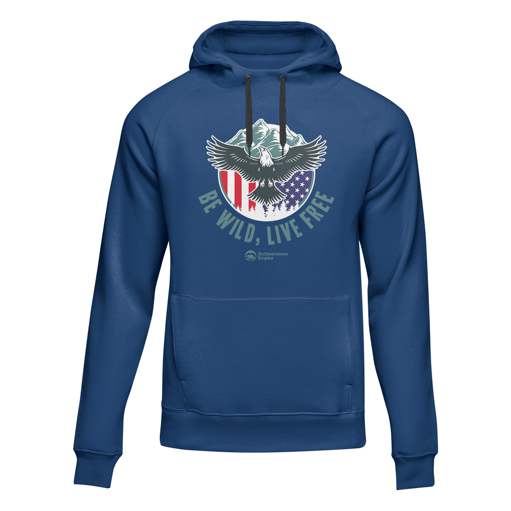 Be Wild Be Free Unisex Hoodie by Outdoorzees