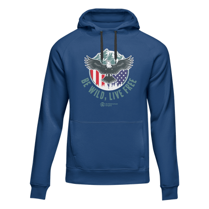 Be Wild Be Free Unisex Hoodie by Outdoorzees