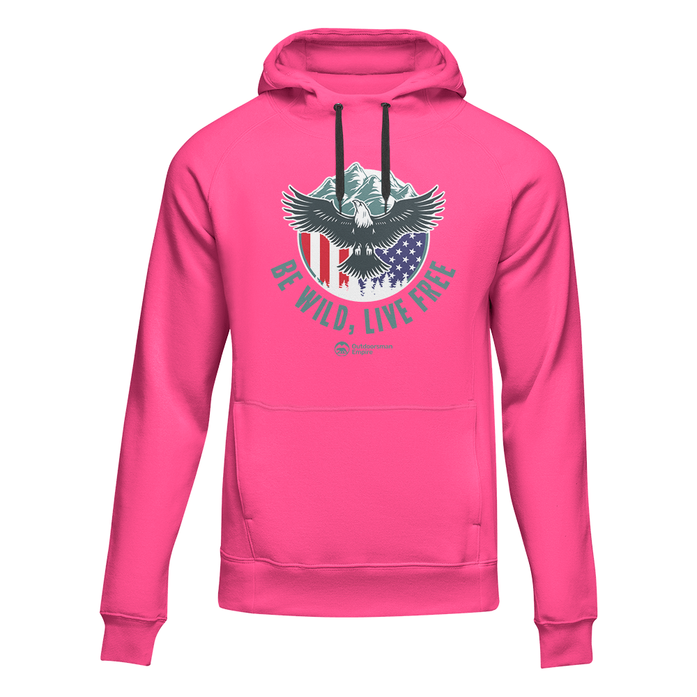 Be Wild Be Free Unisex Hoodie by Outdoorzees