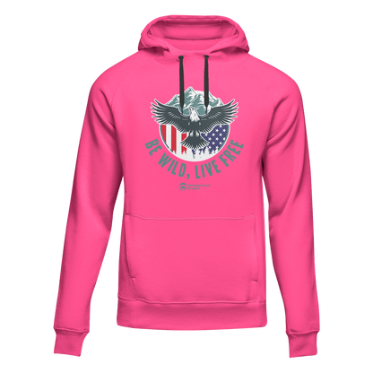 Be Wild Be Free Unisex Hoodie by Outdoorzees