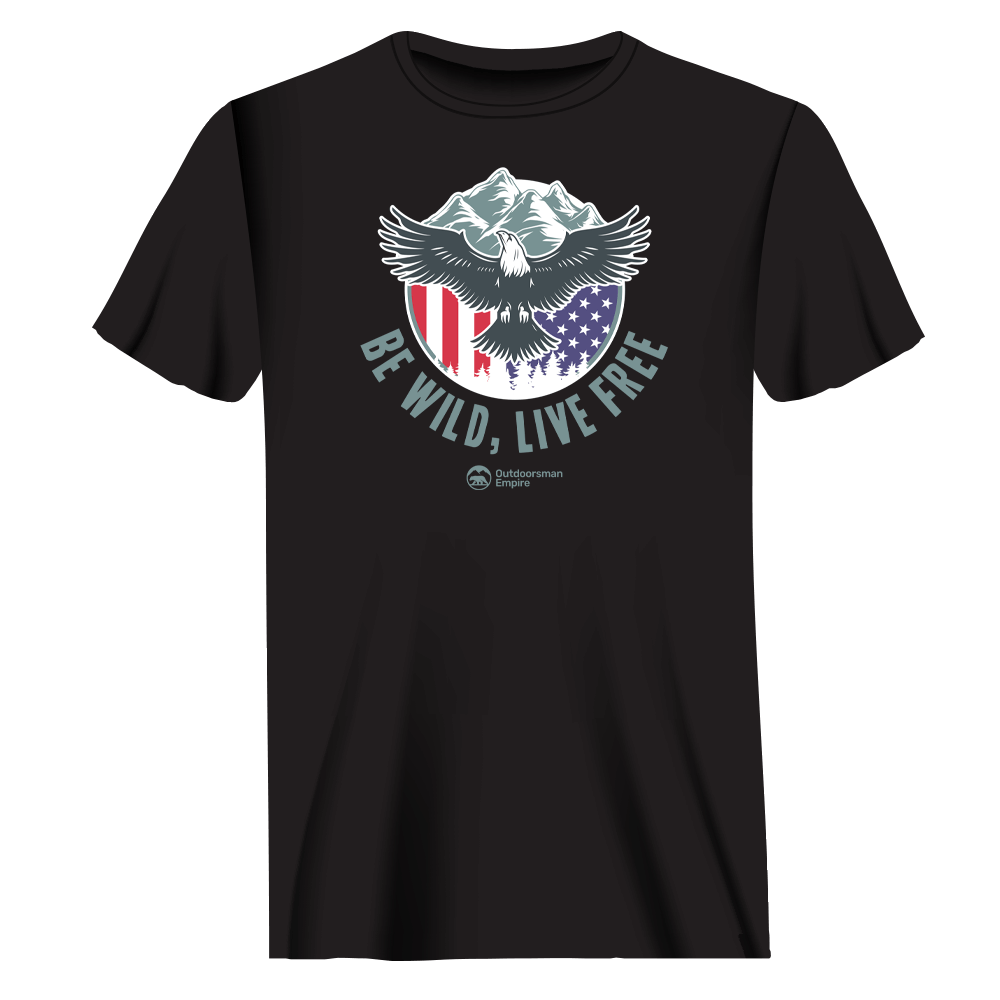 Be Wild Be Free Man T-Shirt by Outdoorzees