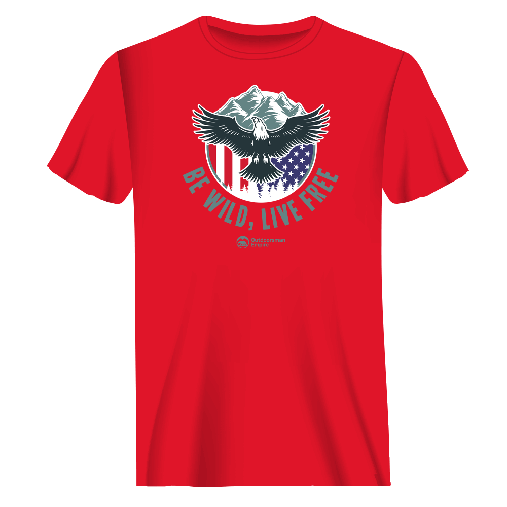 Be Wild Be Free Man T-Shirt by Outdoorzees