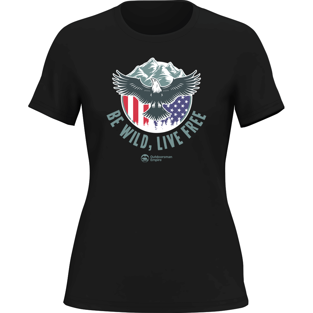 Be Wild Be Free T-Shirt for Women by Outdoorzees