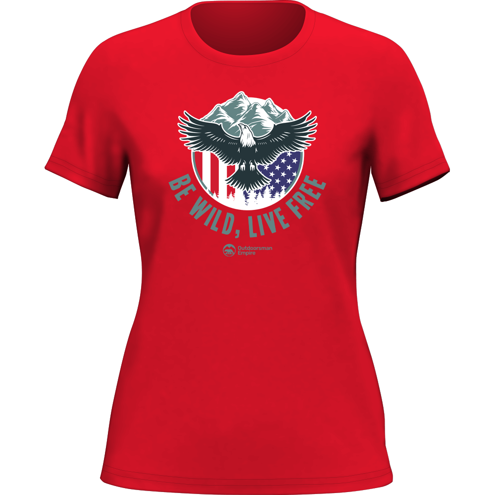 Be Wild Be Free T-Shirt for Women by Outdoorzees