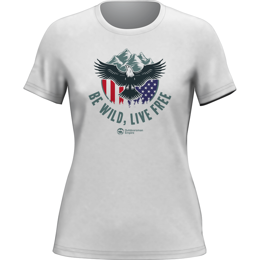 Be Wild Be Free T-Shirt for Women by Outdoorzees