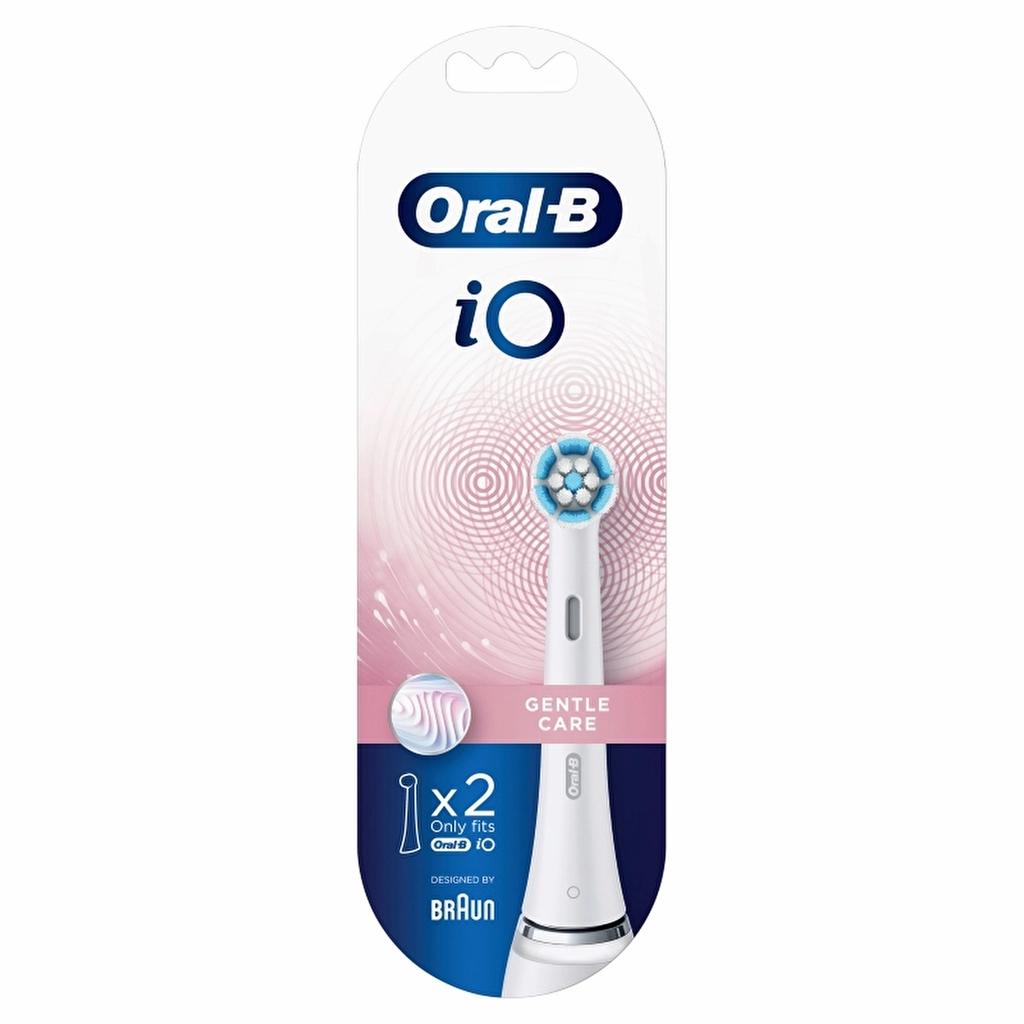 Oral-B iO Gentle Care Replacement Brush Heads 2 Count by Beauty Care Bag