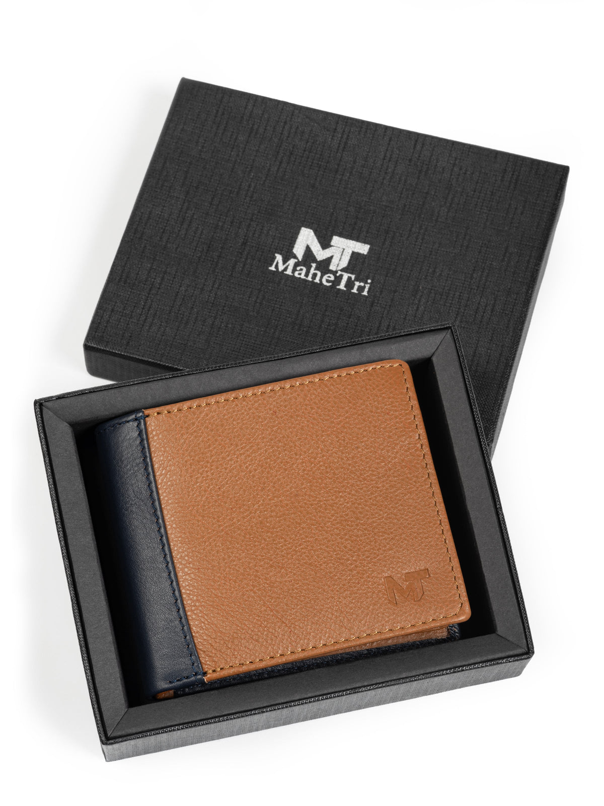 Saxton Bi-Colour Wallet by Classy Leather Bags