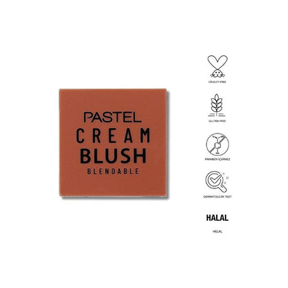 Pastel Profashion Cream Blush: Natural, Buildable, Long-Lasting Color - Cruelty, Paraben & Gluten-Free Formula by Beauty Care Bag