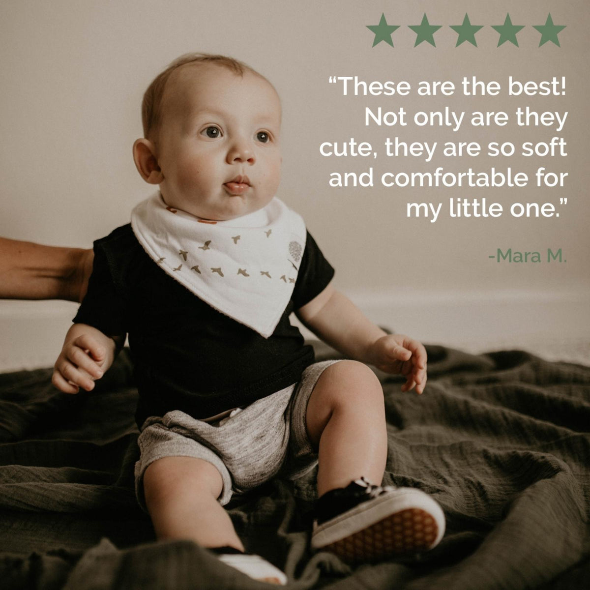 Parker Bandana Bib Set by Parker Baby Co.