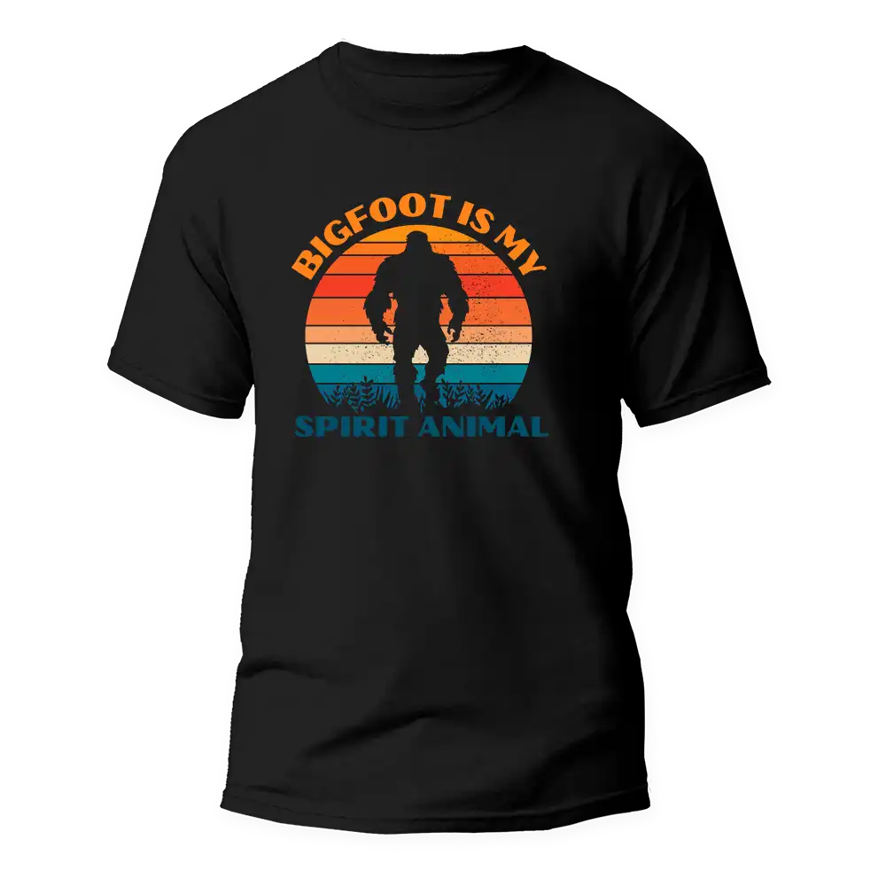 Bigfoot Is My Spirit Animal Man T-Shirt by Outdoorzees