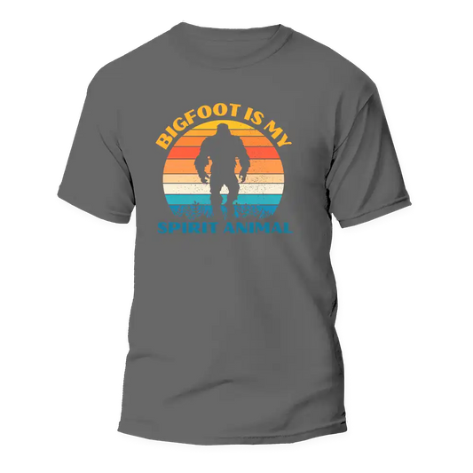 Bigfoot Is My Spirit Animal Man T-Shirt by Outdoorzees