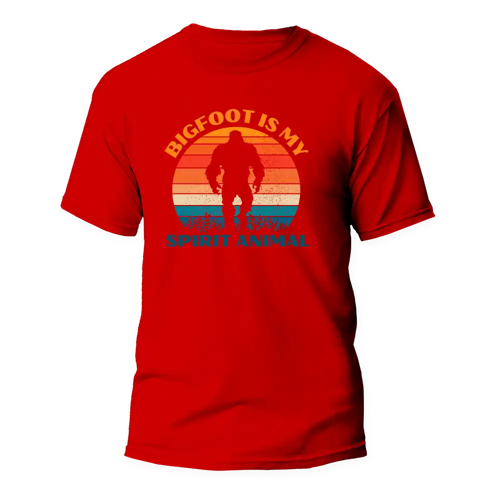 Bigfoot Is My Spirit Animal Man T-Shirt by Outdoorzees