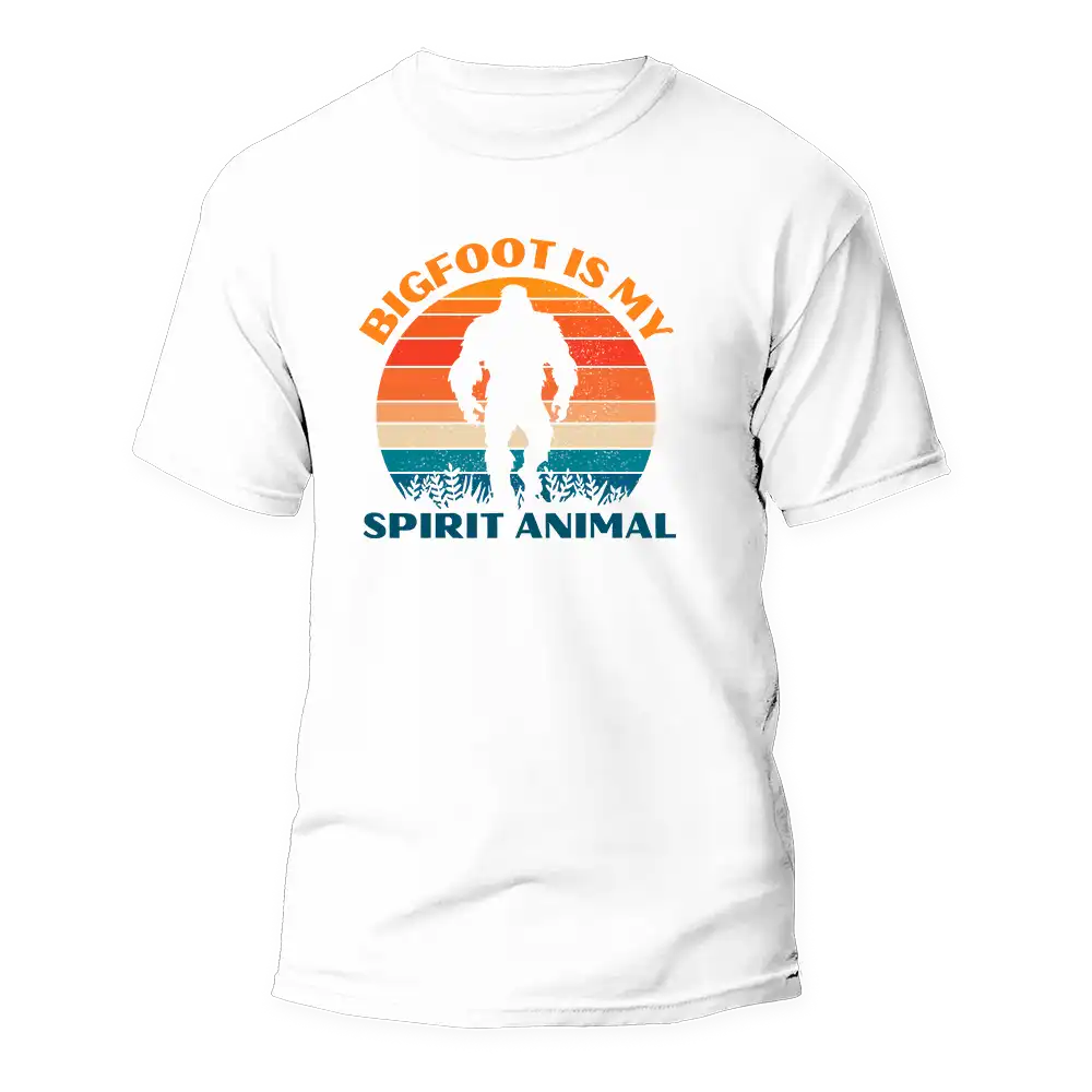 Bigfoot Is My Spirit Animal Man T-Shirt by Outdoorzees