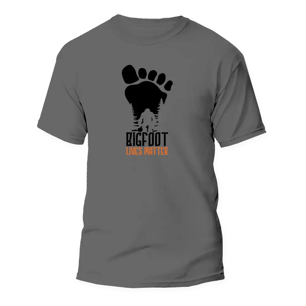 Bigfoot Lives Matter Man T-Shirt by Outdoorzees