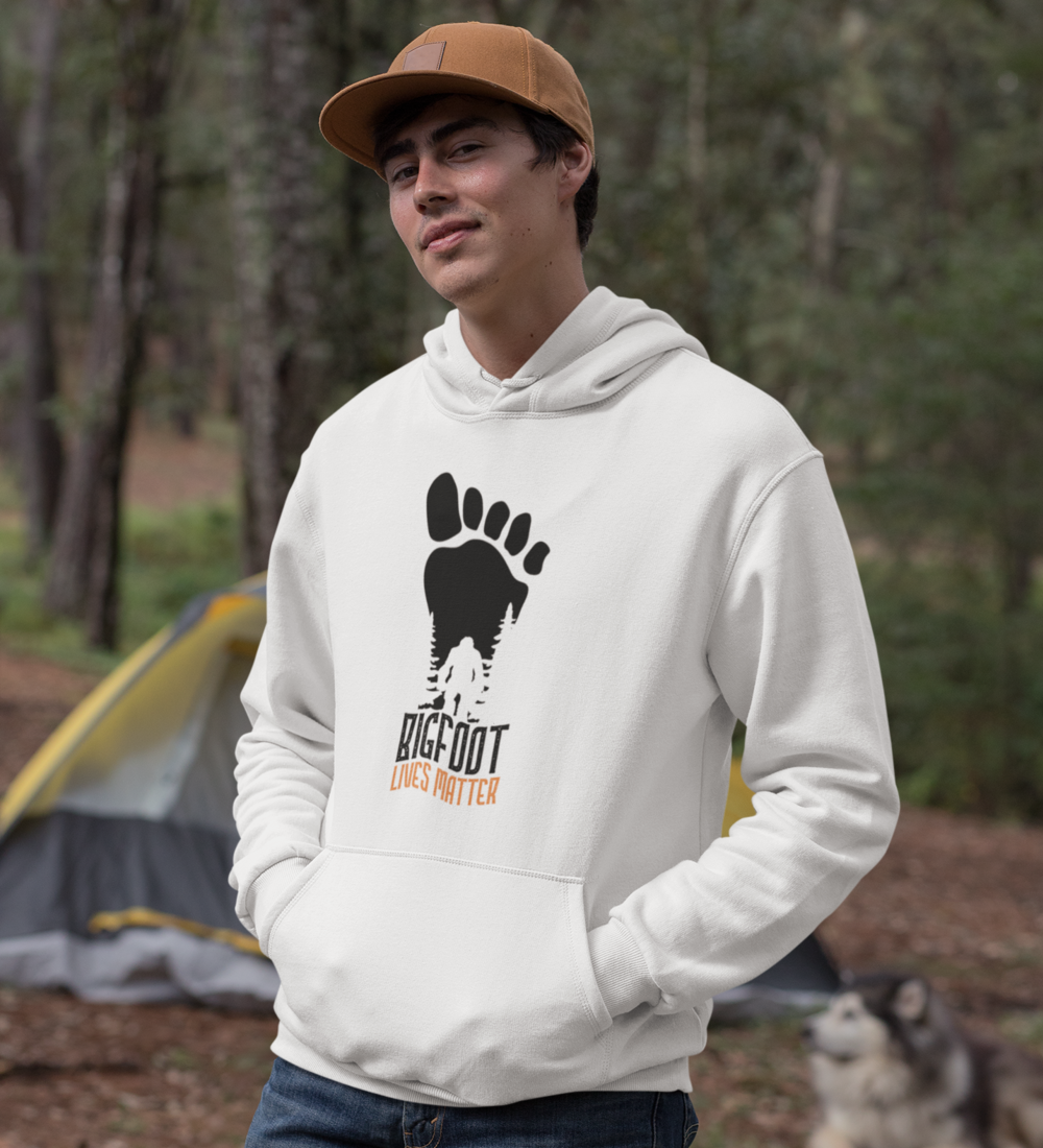 Bigfoot Lives Matter Unisex Hoodie by Outdoorzees