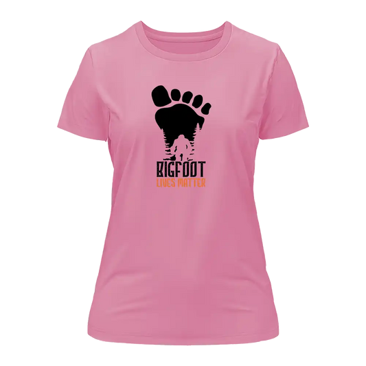 Bigfoot Lives Matter T-Shirt for Women by Outdoorzees