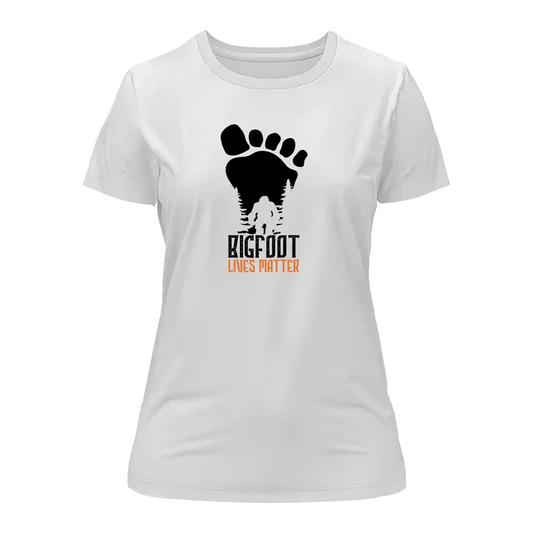 Bigfoot Lives Matter T-Shirt for Women by Outdoorzees