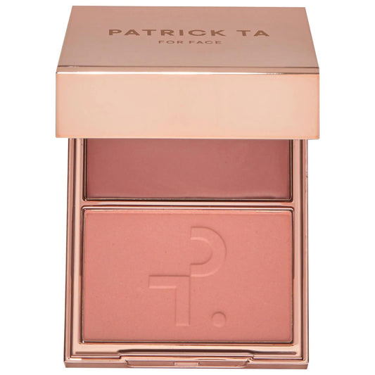 Major Headlines Double-Take Crème & Powder Blush Duo - Long-Wearing, Natural Finish, Cruelty-Free Makeup by Beauty Care Bag
