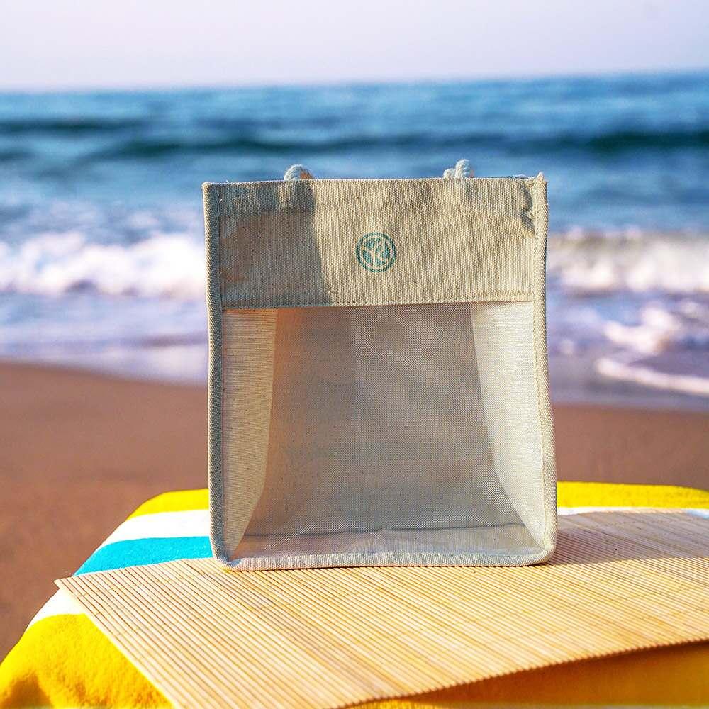 Yves Rocher Monoi Kanvas ‚anta - Stylish Personalized Canvas Bag for Everyday Use by Beauty Care Bag