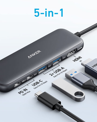 Anker <b>332</b> USB-C Hub (5-in-1) by Anker