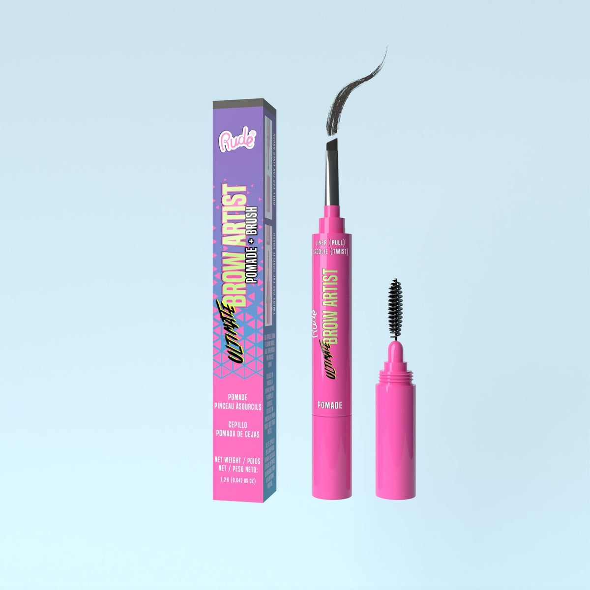 RUDE Ultimate Brow Artist Pomade and Brush by Avera Group