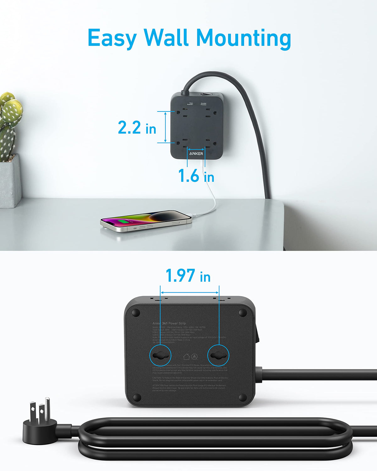 Anker <b>341</b> USB Power Strip by Anker