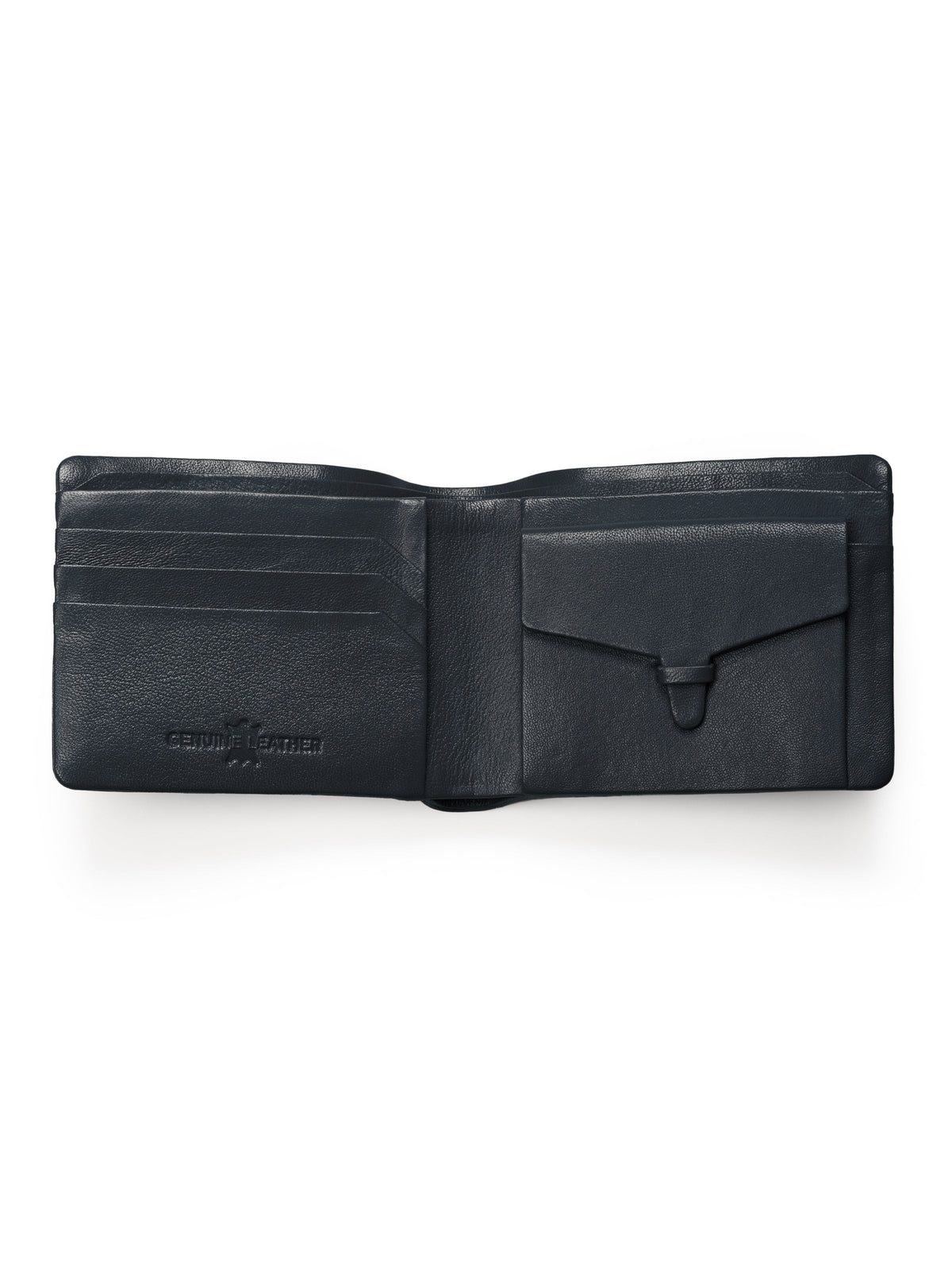 Blue Kodiak Billfold by Classy Leather Bags