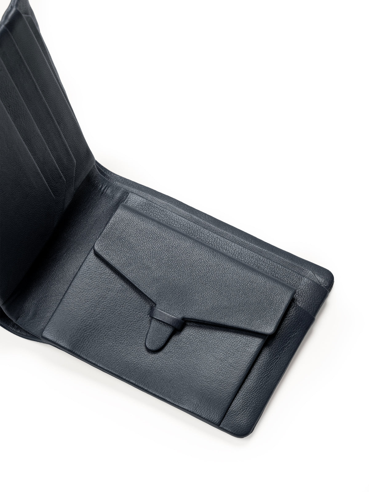 Blue Kodiak Billfold by Classy Leather Bags