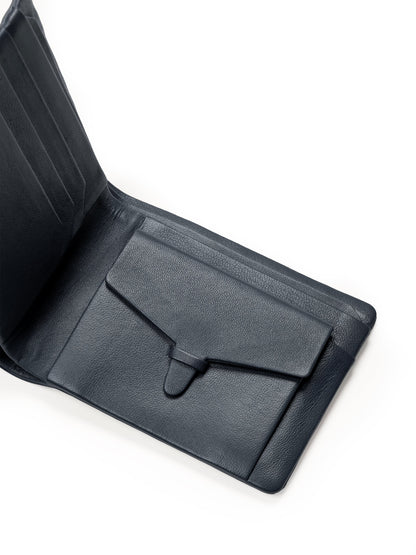 Blue Kodiak Billfold by Classy Leather Bags