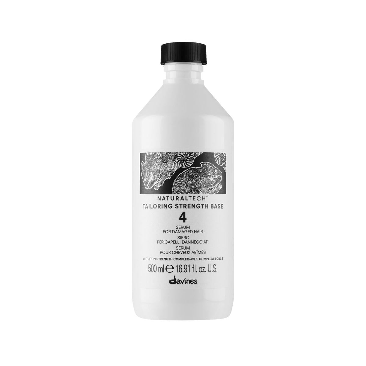 Davines NaturalTech Tailoring Base 4 Strength hair care, 500ml