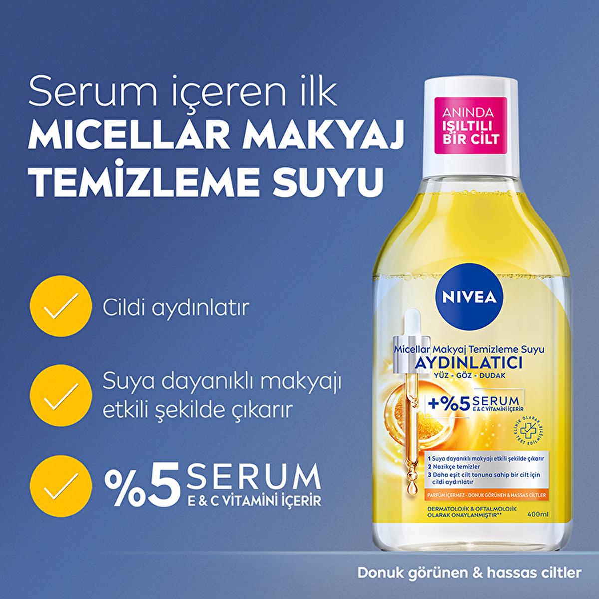 Nivea micellar cleansing water with 5% serum