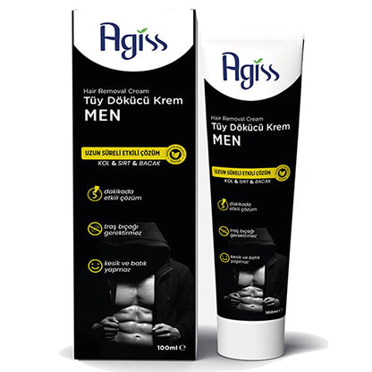 Agiss men's hair removal cream – view 2