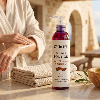 Tholi Oil All Over Body Oil - Made with Almond Oil, Rosehip Oil and Tholi Essential Oils with Vitamin E by Tholi Oil