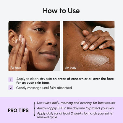 Face and body dark spot serum – view 5