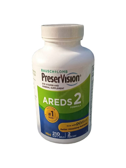 PreserVision AREDS 2 Eye Vitamins, 210 Soft gels by Shahmori