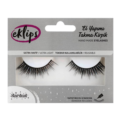 Eklips Stardust False Eyelashes for Volumizing Length 1 Pair by Beauty Care Bag